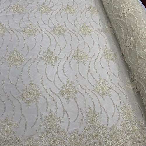 New Paris Heavy Fashion Embroidery Flowers Beaded Prom Mesh Lace FabricICEFABRICICE FABRICSLemon GreenNew Paris Heavy Fashion Embroidery Flowers Beaded Prom Mesh Lace Fabric ICEFABRIC