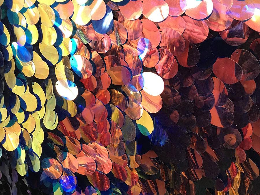 Oval Teardrop Mermaid Fabric Shiny Sequin BtyICEFABRICICE FABRICSMulti-ColorOval Teardrop Mermaid Fabric Shiny Sequin Bty ICEFABRIC