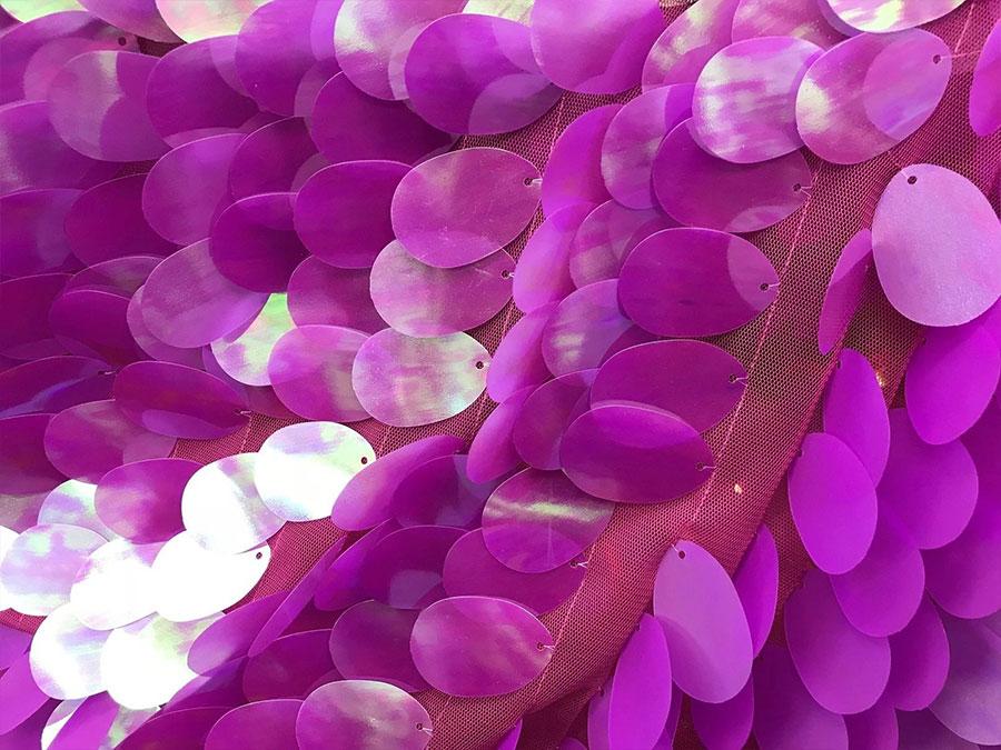 Oval Teardrop Mermaid Fabric Shiny Sequin BtyICEFABRICICE FABRICSPinkOval Teardrop Mermaid Fabric Shiny Sequin Bty ICEFABRIC