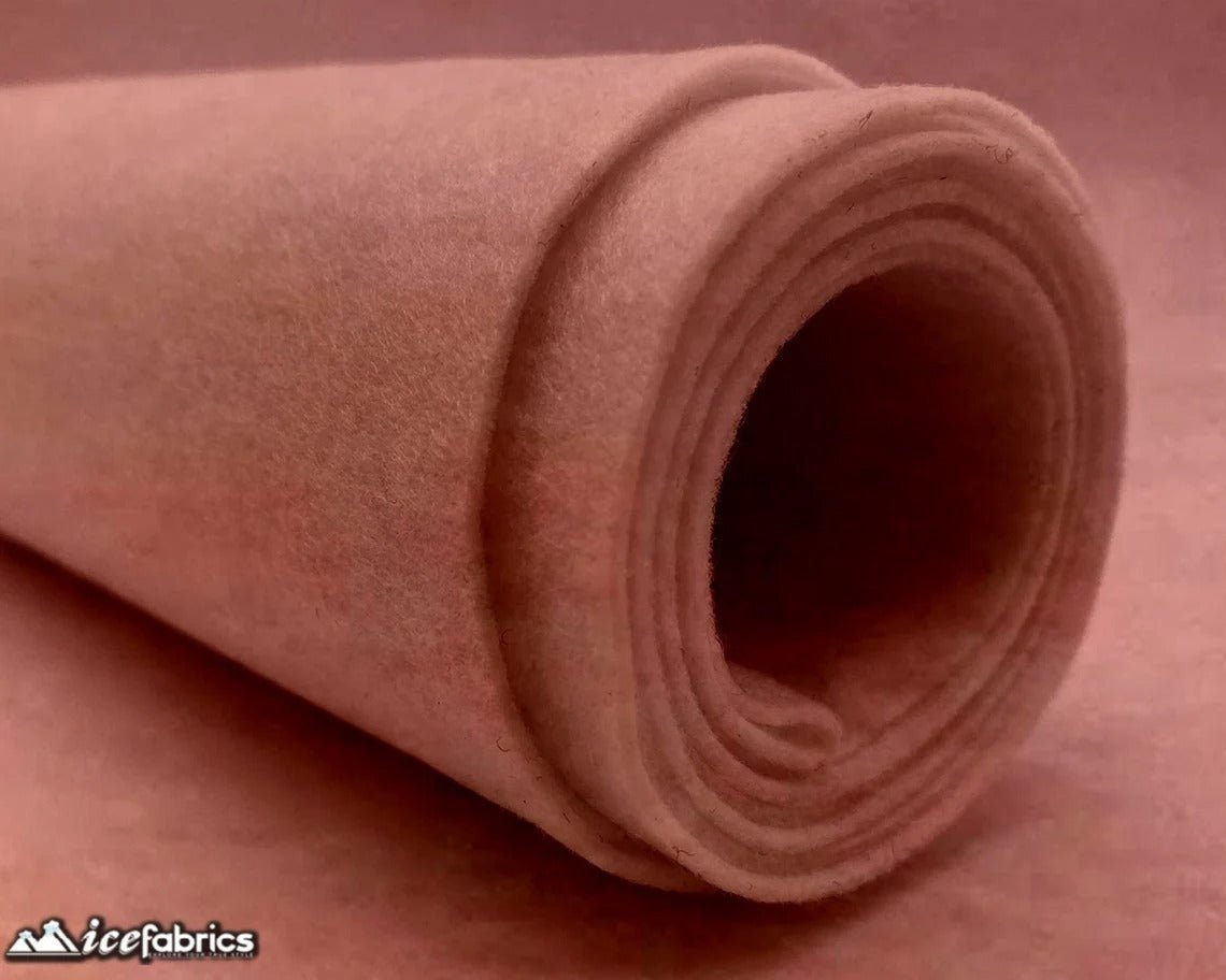 Peach Acrylic Wholesale Felt Fabric 1.6mm ThickICE FABRICSICE FABRICSBy The Roll (72" Wide)Peach Acrylic Wholesale Felt Fabric (20 Yards Bolt ) 1.6mm Thick ICE FABRICS