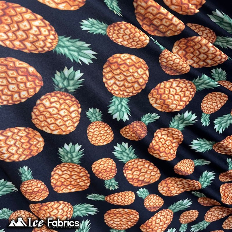 Pineapple Design Nylon Spandex Swimsuit FabricICE FABRICSICE FABRICSPineapple Design Nylon Spandex Swimsuit Fabric ICE FABRICS