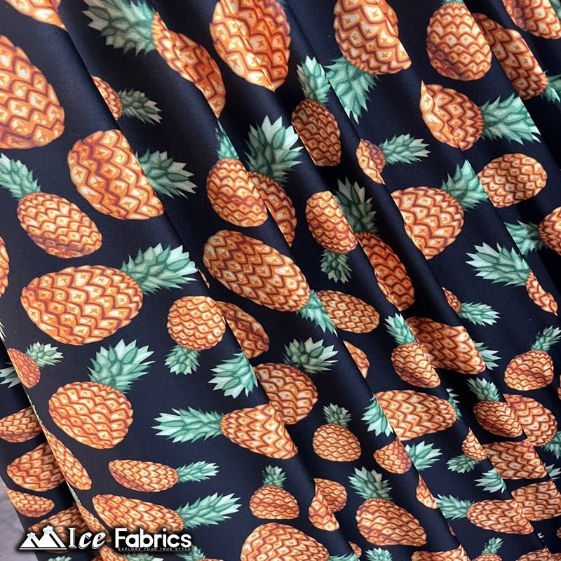 Pineapple Design Nylon Spandex Swimsuit FabricICE FABRICSICE FABRICSPineapple Design Nylon Spandex Swimsuit Fabric ICE FABRICS