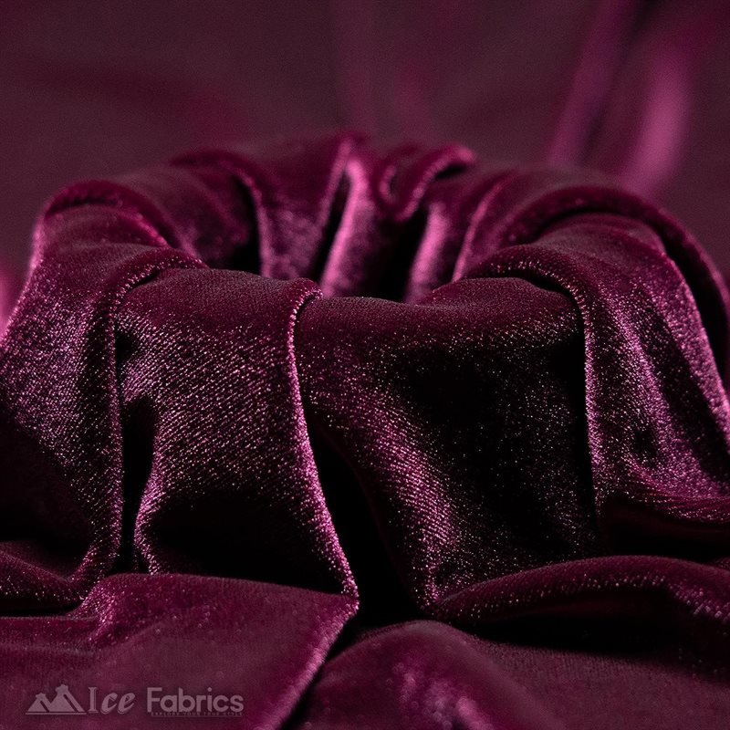 Plum Wholesale Velvet Fabric Stretch | 60" WideICE FABRICSICE FABRICS20 Yards PlumPlum Wholesale Velvet Fabric Stretch | 60" Wide