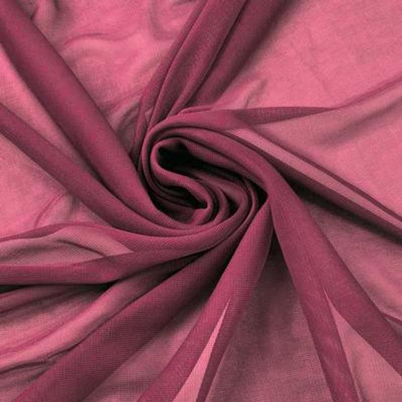 Poly Chiffon Fabric By The Roll (25Yards) 30 Colors AvailableChiffon FabricICEFABRICICE FABRICSBurgundyBy The Roll (60" Wide)Poly Chiffon Fabric By The Roll (25Yards) 30 Colors Available ICEFABRIC