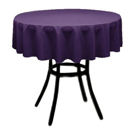 Polyester Poplin Tablecloth 36-Inch Round, Decoration Shop Prom Wedding TableclothsICE FABRICSICE FABRICSPurplePolyester Poplin Tablecloth 36-Inch Round, Decoration Shop Prom Wedding Tablecloths ICE FABRICS