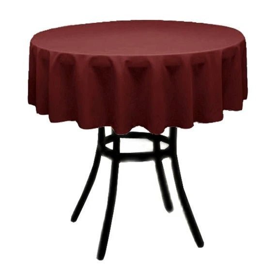 Polyester Poplin Tablecloth 36-Inch Round, Decoration Shop Prom Wedding TableclothsICE FABRICSICE FABRICSBurgundyPolyester Poplin Tablecloth 36-Inch Round, Decoration Shop Prom Wedding Tablecloths ICE FABRICS