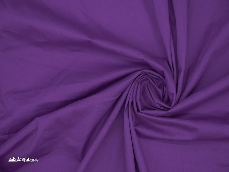 Purple_ Cotton Spandex Fabric _ 2 Way stretch Fabric %3 stretchCotton FabricICEFABRICICE FABRICSPurpleBy The YardPurple_ Cotton Spandex Fabric _ 2 Way stretch Fabric %3 stretch ICEFABRIC