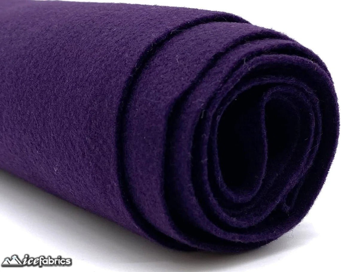 Purple Felt Material Acrylic Felt Material 1.6mm ThickICE FABRICSICE FABRICS4”X4”InchesPurple Felt Material Acrylic Felt Material 1.6mm Thick ICE FABRICS