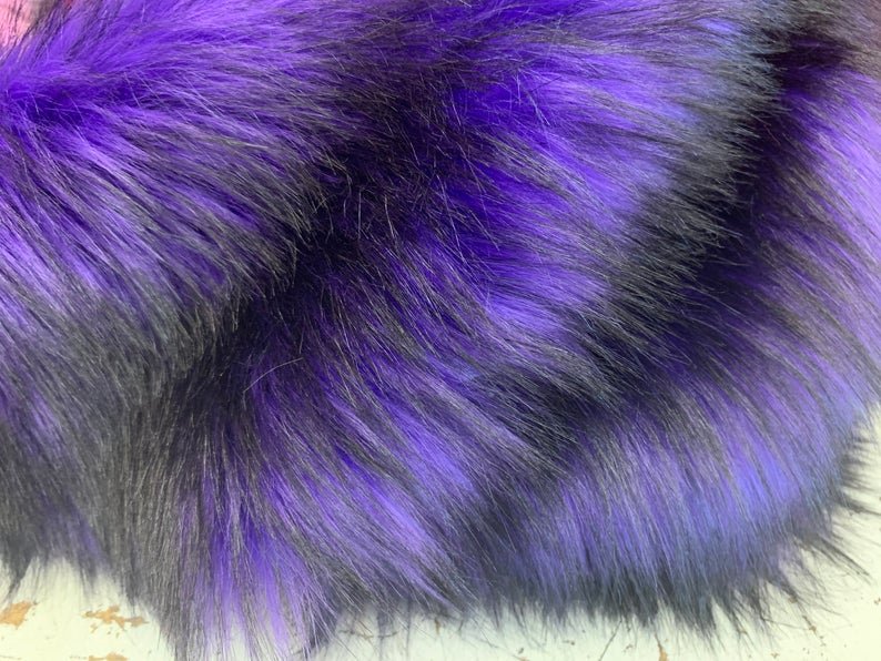 Purple Husky Faux Fur Fabric - Shaggy Fur Luxury FabricICE FABRICSICE FABRICSPurple Husky Faux Fur Fabric - Shaggy Fur Luxury Fabric ICE FABRICS