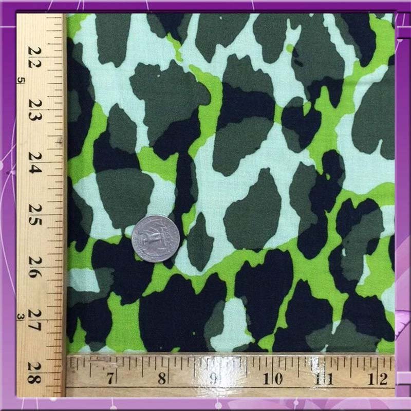 Rayon Challis Camouflage Green 58 Inches Wide Fabric Organic Soft Flowy fabricChallis FabricICEFABRICICE FABRICSRayon Challis Camouflage Green 58 Inches Wide Fabric Organic Soft Flowy fabric ICEFABRIC