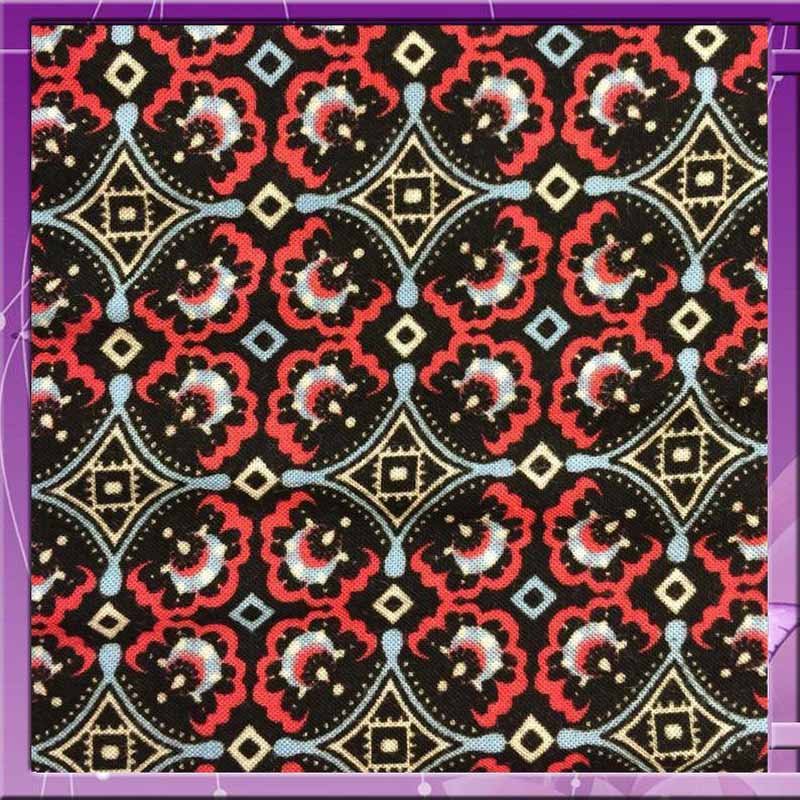 Rayon Challis Red Black Asian Inspired Print Geometric Soft Flowy Organic FabricICEFABRICICE FABRICSChallis FabricRayon Challis Red Black Asian Inspired Print Geometric Soft Flowy Organic Fabric ICEFABRIC