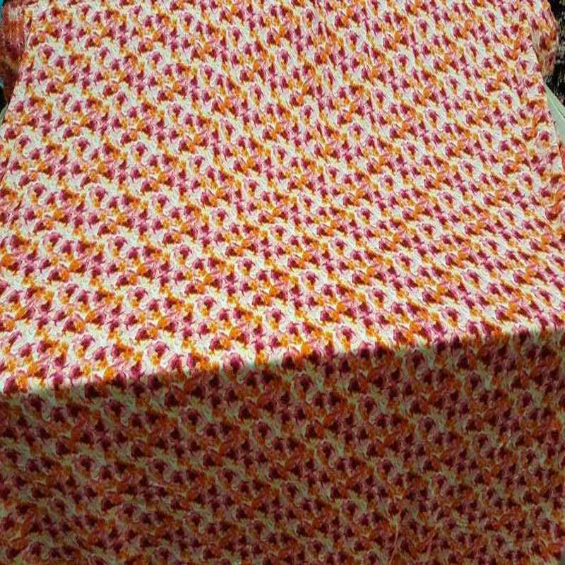 Orange/Fuchsia Floral Print Soft Rayon Cahllis - IceFabrics Orange/Fuchsia Floral Print Soft Rayon Cahllis - IceFabrics
