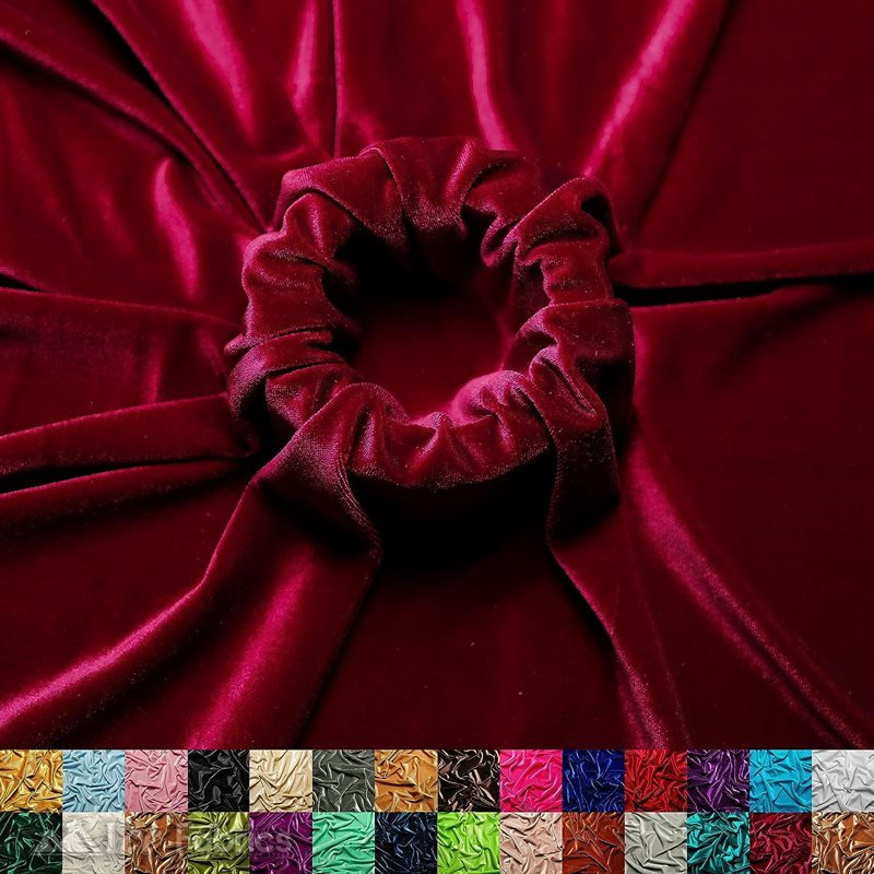 Red Wholesale Velvet Fabric Stretch | 60" WideICE FABRICSICE FABRICS20 Yards RedRed Wholesale Velvet Fabric Stretch | 60" Wide