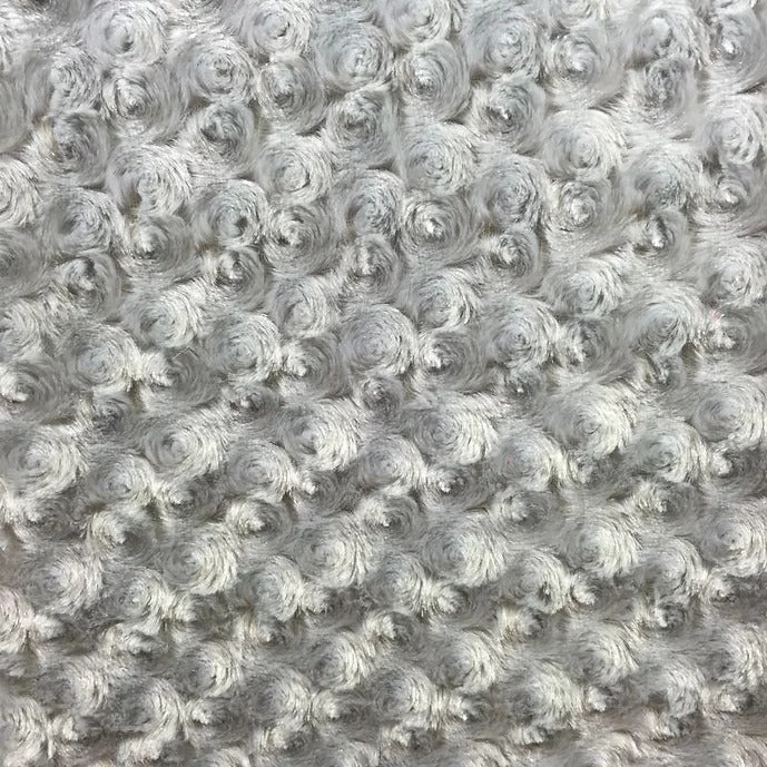 Rich Rose Rosette Floral Minky Fabric | Super Soft FabricICE FABRICSICE FABRICSSilverBy The Yard (60 inches Wide)Rich Rose Rosette Floral Minky Fabric | Super Soft Fabric ICE FABRICS