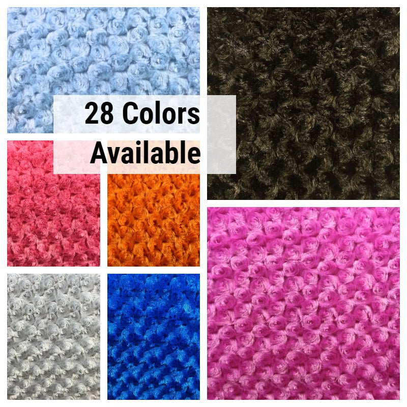 Rich Rose Rosette Floral Minky Fabric | Super Soft FabricICE FABRICSICE FABRICSDark CocoaBy The Yard (60 inches Wide)Rich Rose Rosette Floral Minky Fabric | Super Soft Fabric ICE FABRICS