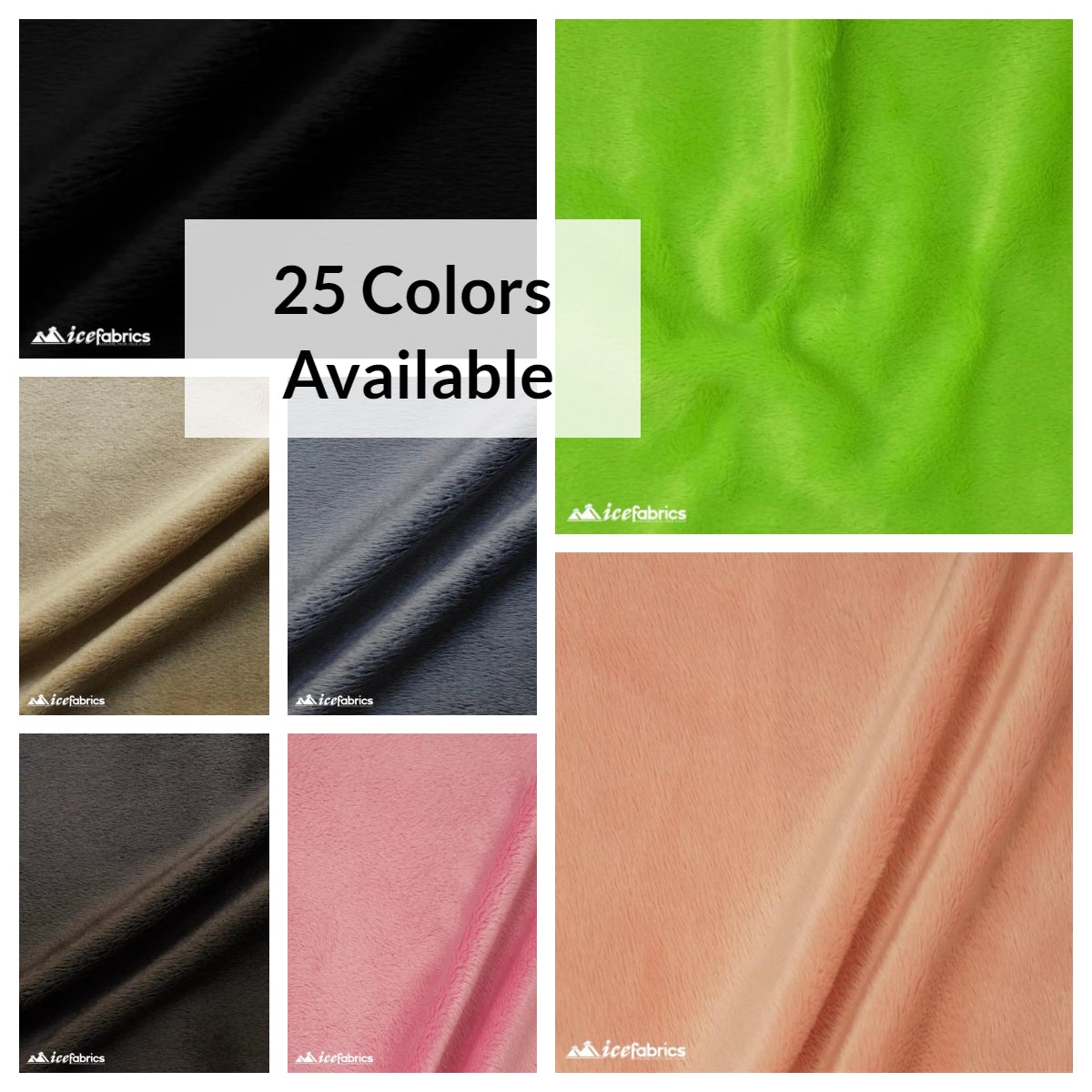 Rich Solid Minky Fabric By The Roll ( 20 Yards ) Wholesale Fabric