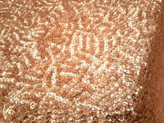 Rose Gold Scale Seaweed Stretch Sequin Mesh Fabric Decoration Fashion Dress Runners TableclothsICE FABRICSICE FABRICSRose Gold Scale Seaweed Stretch Sequin Mesh Fabric Decoration Fashion Dress Runners Tablecloths ICE FABRICS