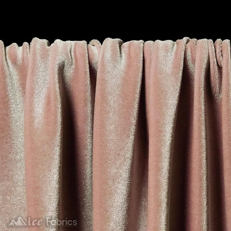 Rose Gold Wholesale Velvet Fabric Stretch | 60" WideICE FABRICSICE FABRICS20 Yards Rose GoldRose Gold Wholesale Velvet Fabric Stretch | 60" Wide