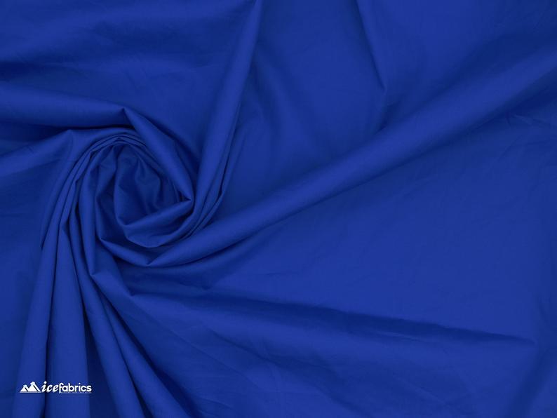 Royal Blue_ Cotton Spandex Fabric _ 2 Way stretch Fabric %3 stretchCotton FabricICEFABRICICE FABRICSRoyal BlueBy The YardRoyal Blue_ Cotton Spandex Fabric _ 2 Way stretch Fabric %3 stretch ICEFABRIC