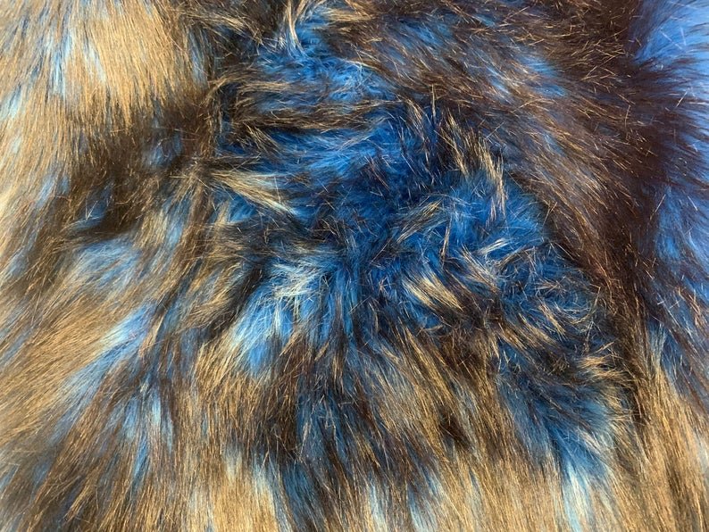 Royal Blue Husky Faux Fur Fabric - Luxury Shaggy Fur FabricICE FABRICSICE FABRICSRoyal Blue Husky Faux Fur Fabric - Luxury Shaggy Fur Fabric ICE FABRICS