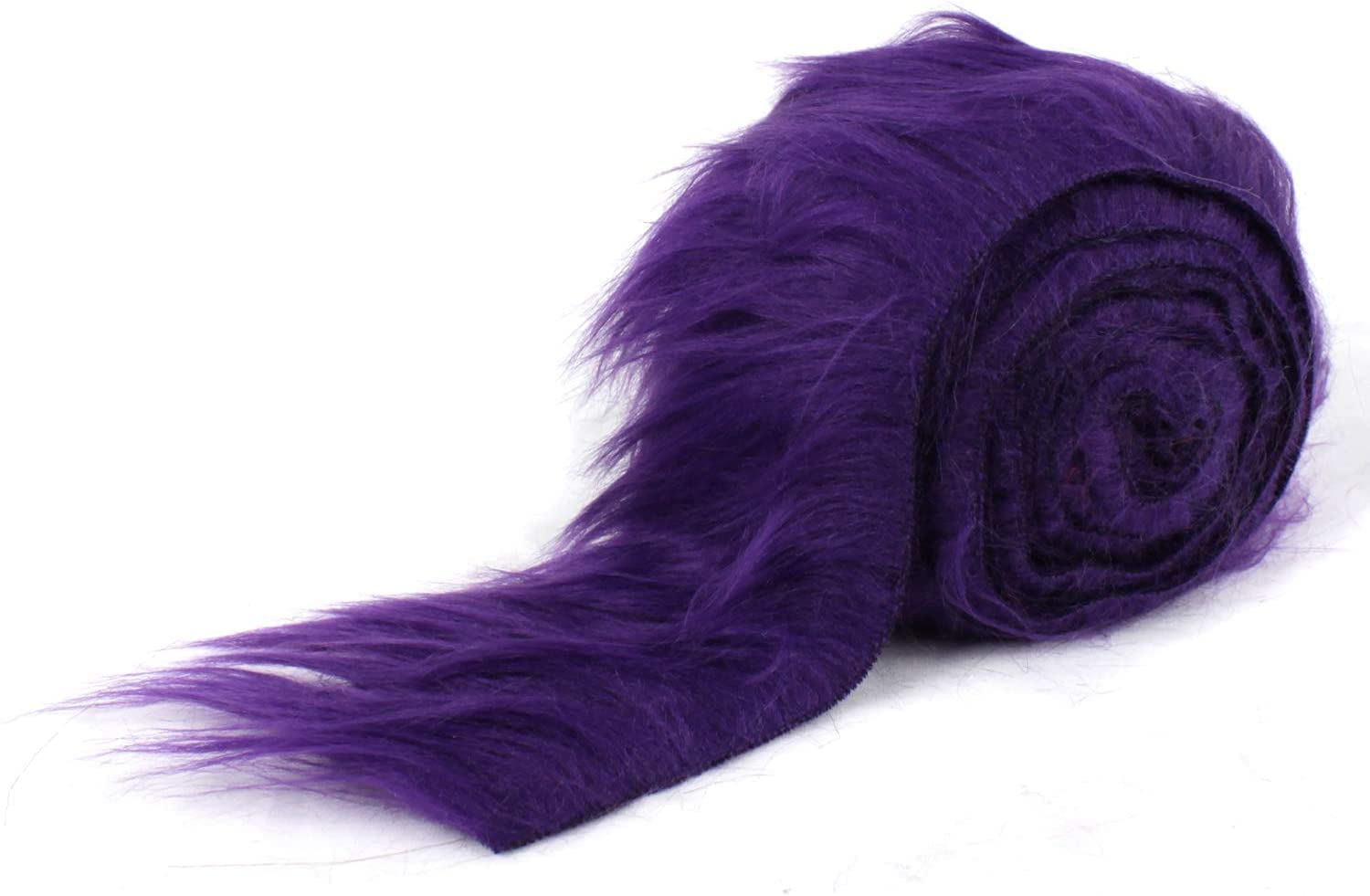 Shaggy Mohair Faux Fur Fabric Strips Ribbon | Precut Faux Fur TrimICE FABRICSICE FABRICSMohair Shaggy Stripe Purple2’’ Wide X 60’’ LongPurpleShaggy Mohair Faux Fur Fabric Strips Ribbon | Precut Faux Fur Trim ICE FABRICS