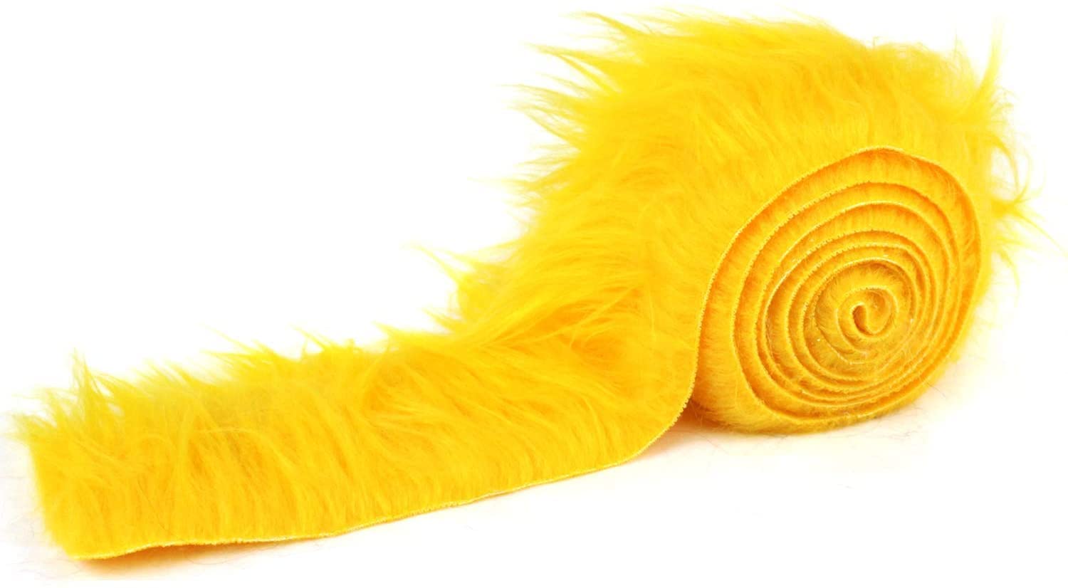 Shaggy Mohair Faux Fur Fabric Strips Ribbon | Precut Faux Fur TrimICE FABRICSICE FABRICSMohair Shaggy Stripe Yellow2’’ Wide X 60’’ LongYellowShaggy Mohair Faux Fur Fabric Strips Ribbon | Precut Faux Fur Trim ICE FABRICS