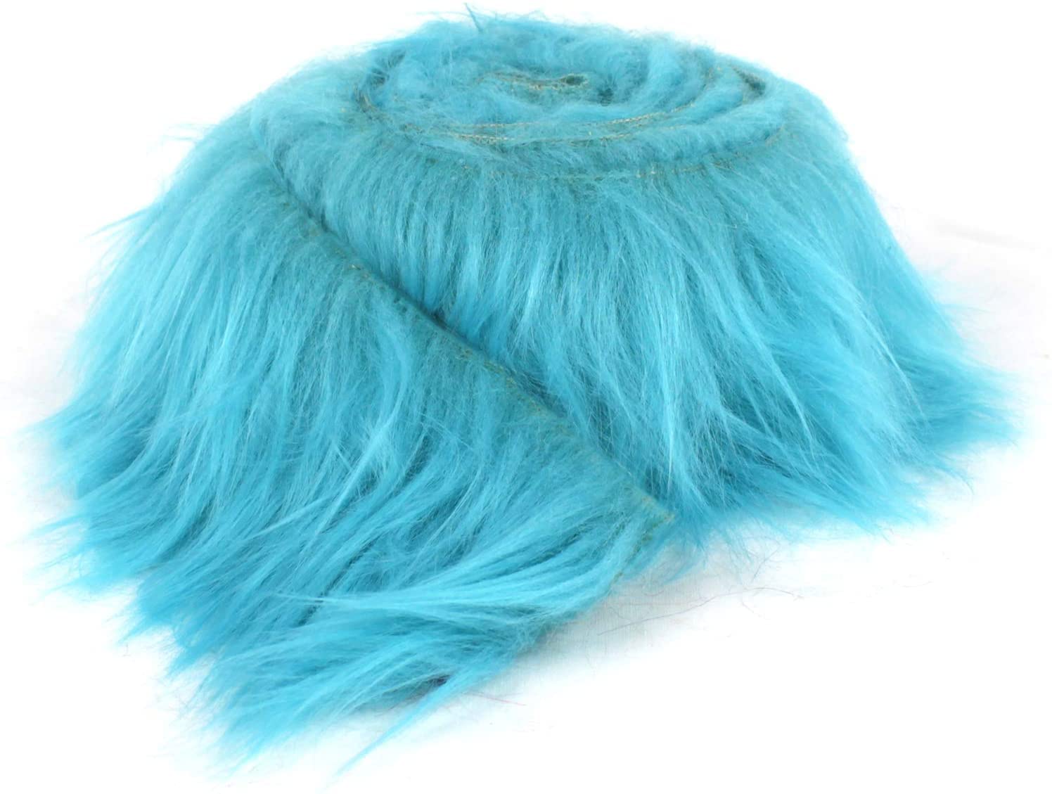 Shaggy Mohair Faux Fur Fabric Strips Ribbon | Precut Faux Fur TrimICE FABRICSICE FABRICSMohair Shaggy Stripe Turquoise2’’ Wide X 60’’ LongTurquoiseShaggy Mohair Faux Fur Fabric Strips Ribbon | Precut Faux Fur Trim ICE FABRICS