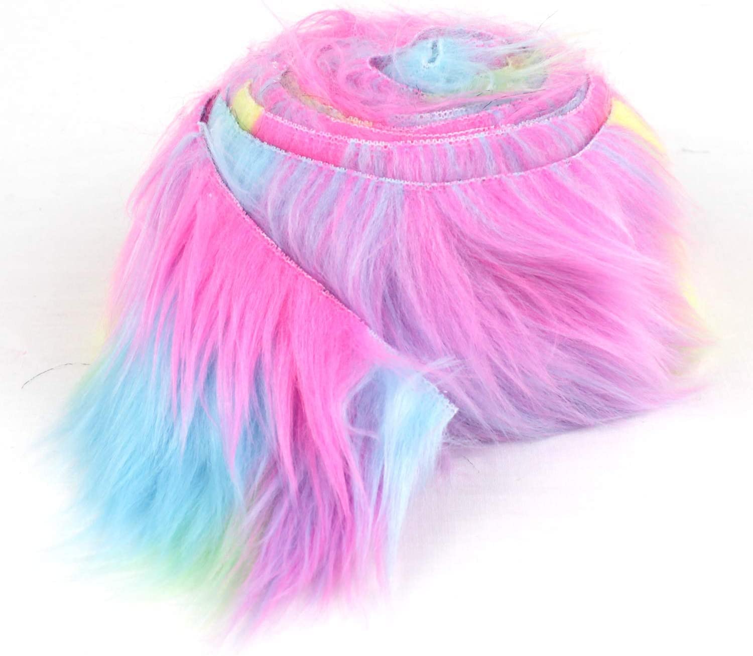 Shaggy Mohair Faux Fur Fabric Strips Ribbon | Precut Faux Fur TrimICE FABRICSICE FABRICSMohair Shaggy Stripe Pastel Rainbow2’’ Wide X 60’’ LongPastel RainbowShaggy Mohair Faux Fur Fabric Strips Ribbon | Precut Faux Fur Trim ICE FABRICS