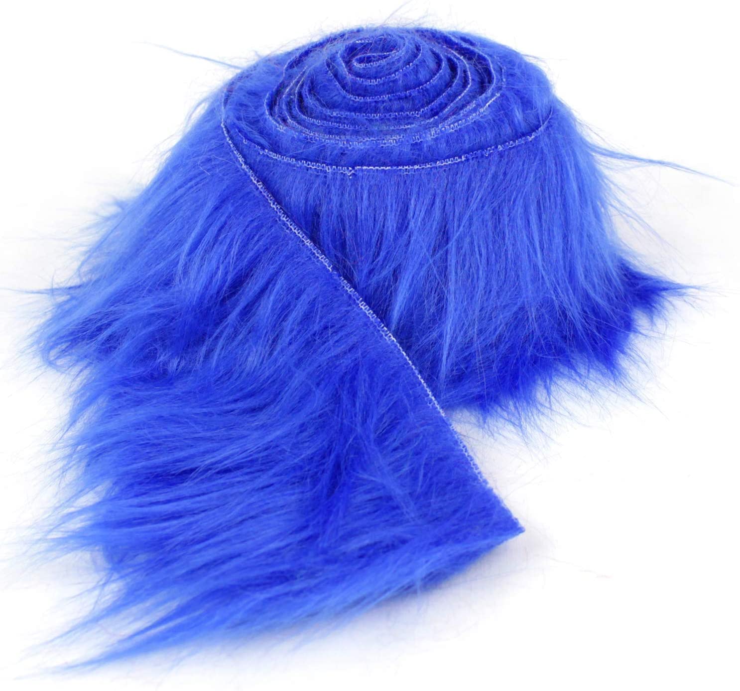 Shaggy Mohair Faux Fur Fabric Strips Ribbon | Precut Faux Fur TrimICE FABRICSICE FABRICSMohair Shaggy Stripe Royal Blue2’’ Wide X 60’’ LongRoyal BlueShaggy Mohair Faux Fur Fabric Strips Ribbon | Precut Faux Fur Trim ICE FABRICS