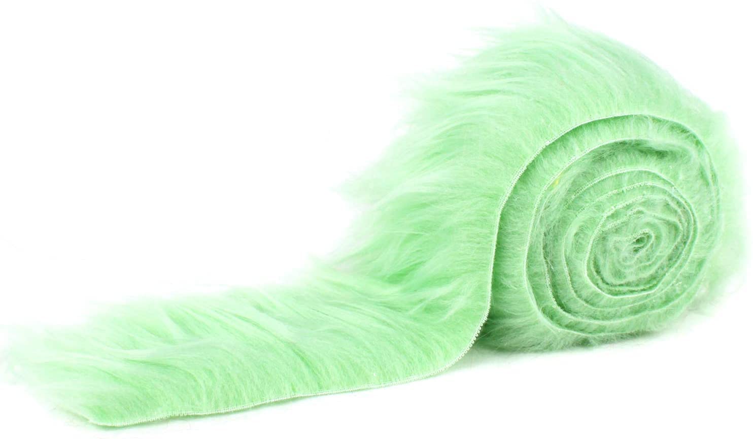 Shaggy Mohair Faux Fur Fabric Strips Ribbon | Precut Faux Fur TrimICE FABRICSICE FABRICSMohair Shaggy Stripe Mint2’’ Wide X 60’’ LongMintShaggy Mohair Faux Fur Fabric Strips Ribbon | Precut Faux Fur Trim ICE FABRICS