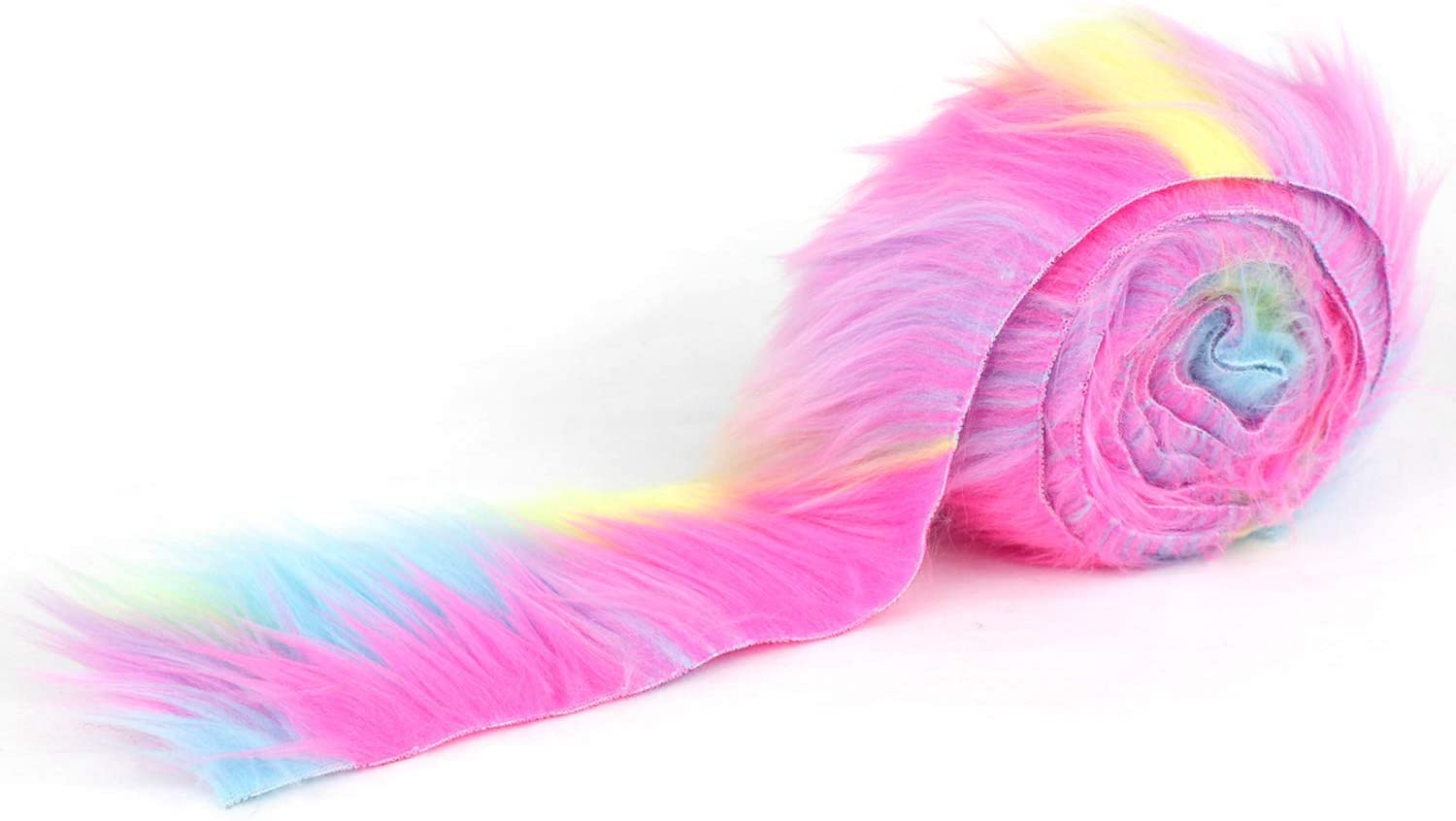 Shaggy Mohair Faux Fur Fabric Strips Ribbon | Precut Faux Fur TrimICE FABRICSICE FABRICSMohair Shaggy Stripe Pastel Rainbow2’’ Wide X 60’’ LongPastel RainbowShaggy Mohair Faux Fur Fabric Strips Ribbon | Precut Faux Fur Trim ICE FABRICS