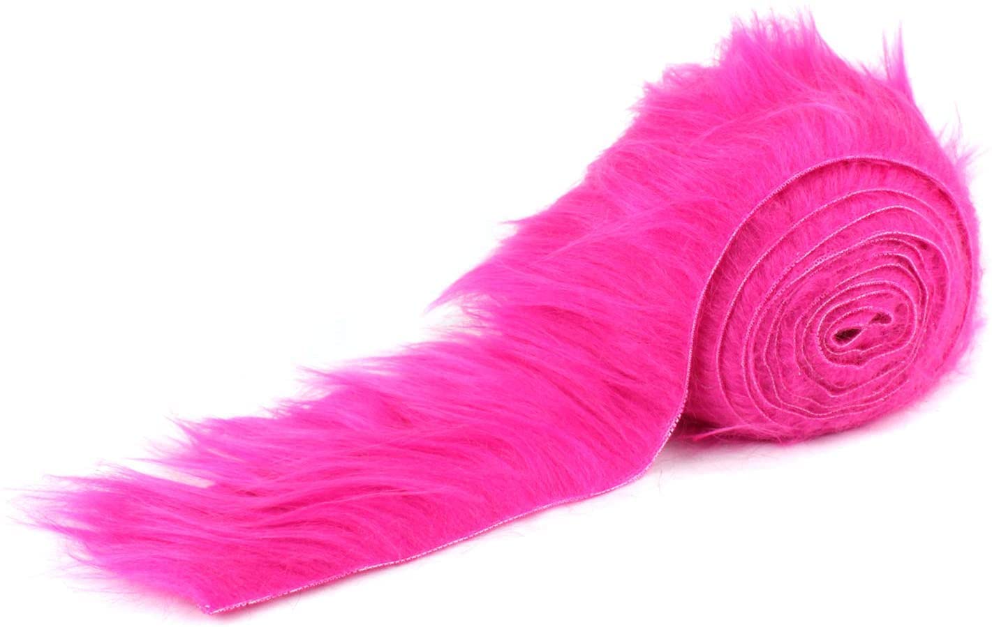 Shaggy Mohair Faux Fur Fabric Strips Ribbon | Precut Faux Fur TrimICE FABRICSICE FABRICSMohair Shaggy Stripe Fuchsia2’’ Wide X 60’’ LongFuchsiaShaggy Mohair Faux Fur Fabric Strips Ribbon | Precut Faux Fur Trim ICE FABRICS