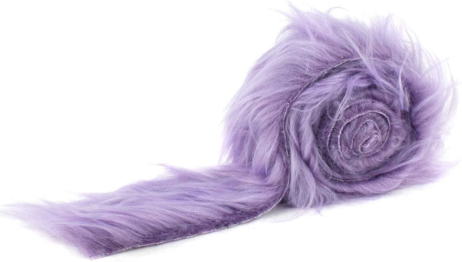 Shaggy Mohair Faux Fur Fabric Strips Ribbon | Precut Faux Fur TrimICE FABRICSICE FABRICSMohair Shaggy Stripe Lavender2’’ Wide X 60’’ LongLavenderShaggy Mohair Faux Fur Fabric Strips Ribbon | Precut Faux Fur Trim ICE FABRICS