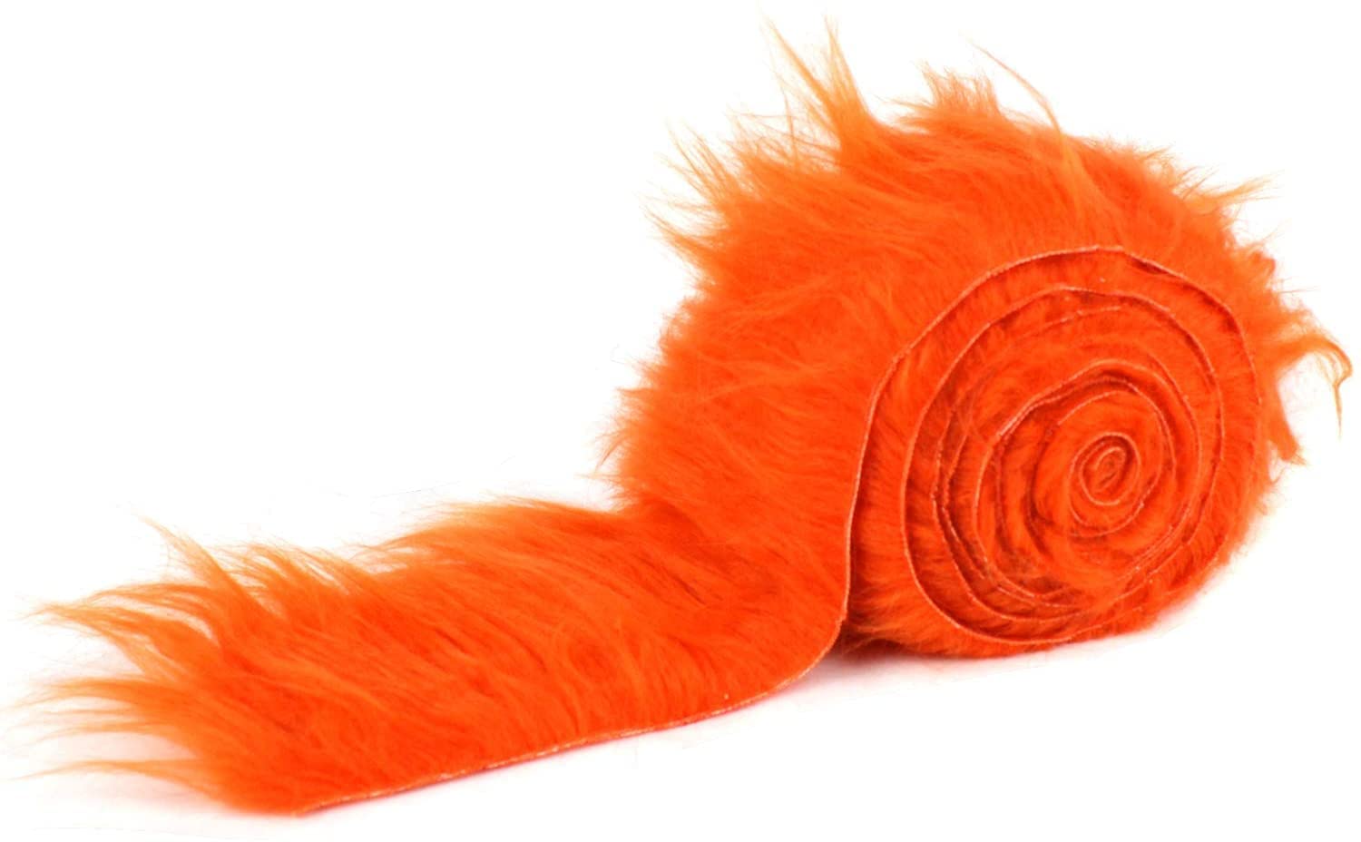 Shaggy Mohair Faux Fur Fabric Strips Ribbon | Precut Faux Fur TrimICE FABRICSICE FABRICSMohair Shaggy Stripe Orange2’’ Wide X 60’’ LongOrangeShaggy Mohair Faux Fur Fabric Strips Ribbon | Precut Faux Fur Trim ICE FABRICS