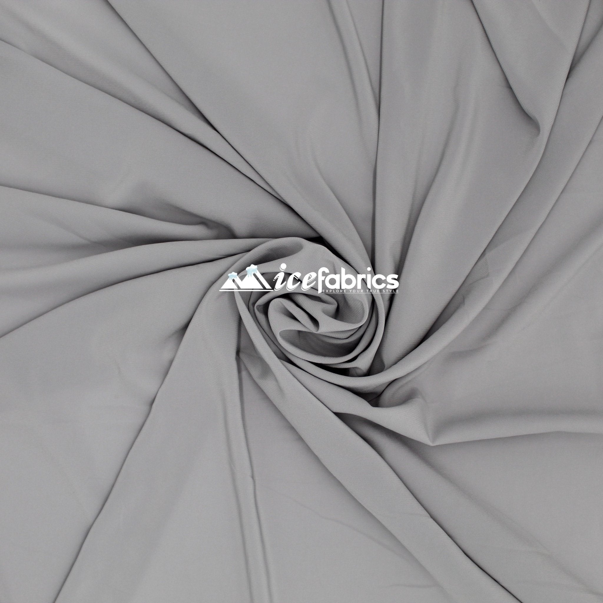 Silk Fabric Stretch Chiffon Fabric/ Spandex Fabric/ SilverChiffon FabricICE FABRICSICE FABRICSSilverPer YardSilk Fabric Stretch Chiffon Fabric/ Spandex Fabric/ Silver ICE FABRICS