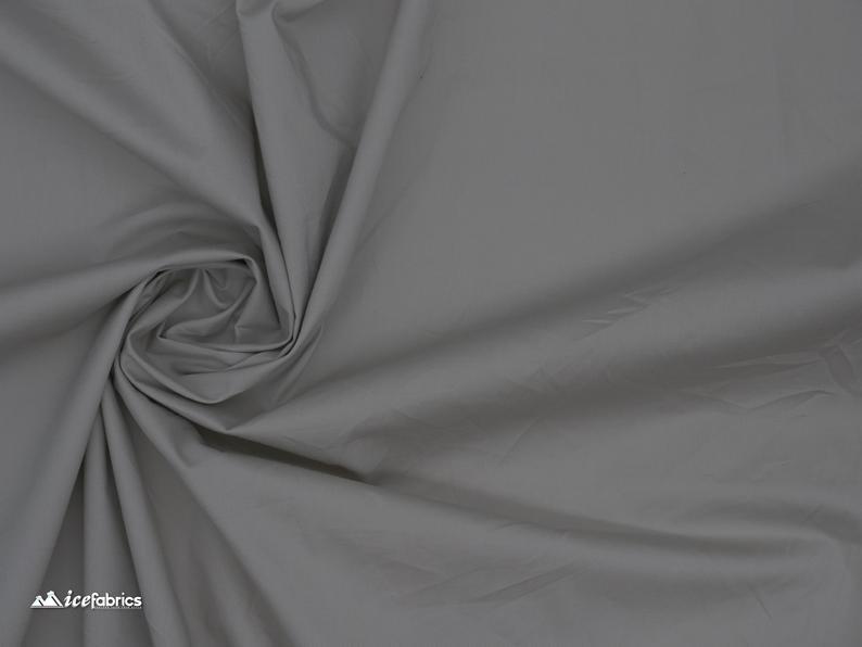 Silver _ Cotton Spandex Fabric _ 2 Way stretch Fabric %3 stretchCotton FabricICEFABRICICE FABRICSSilverBy The YardSilver _ Cotton Spandex Fabric _ 2 Way stretch Fabric %3 stretch ICEFABRIC