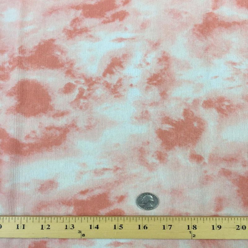 Soft Organic Crepon Blush Peach Abstract 51-52 Inches Wide Rayon Challis FabricICEFABRICICE FABRICSChallis FabricSoft Organic Crepon Blush Peach Abstract 51-52 Inches Wide Rayon Challis Fabric ICEFABRIC