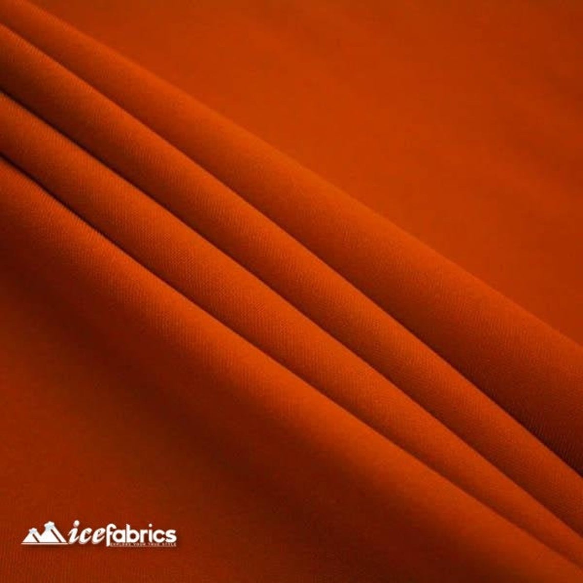 Solid Poly Poplin Fabric/ ‘’60 inches width/ RustPoplin FabricICE FABRICSICE FABRICSSolid Poly Poplin Fabric/ ‘’60 inches width/ Rust ICE FABRICS