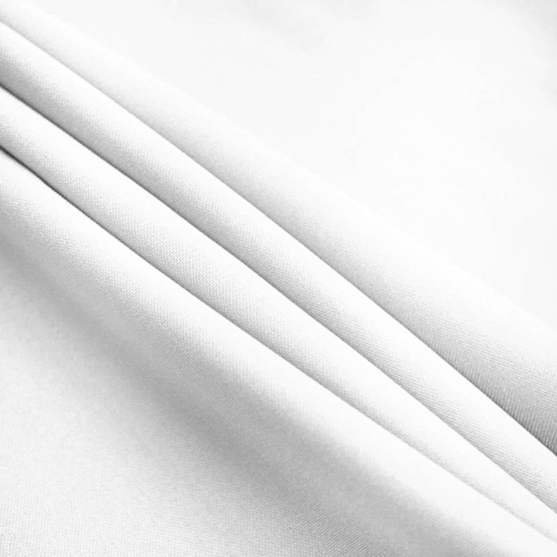 Solid Poly Poplin Fabric/ ‘’60 inches width/ WhitePoplin FabricICE FABRICSICE FABRICSSolid Poly Poplin Fabric/ ‘’60 inches width/ White ICE FABRICS