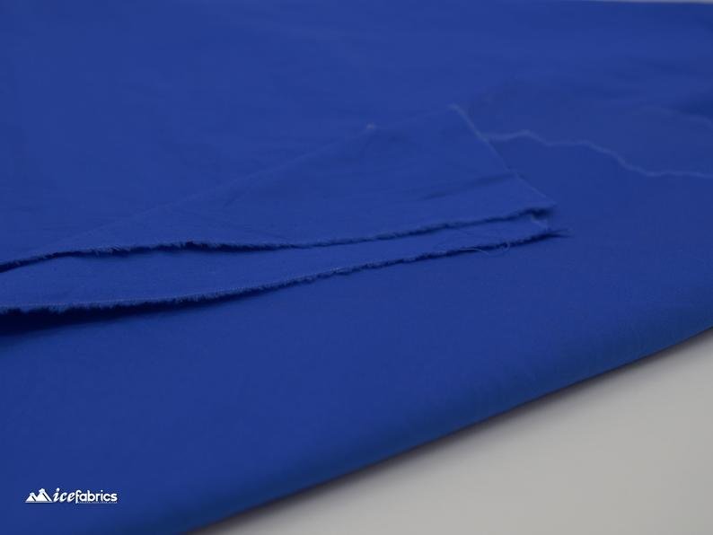 Spandex Cotton Fabric "60 WIDTH %5 Spandex FabricCotton FabricICEFABRICICE FABRICSRoyal BlueSpandex Cotton Fabric "60 WIDTH %5 Spandex Fabric ICEFABRIC