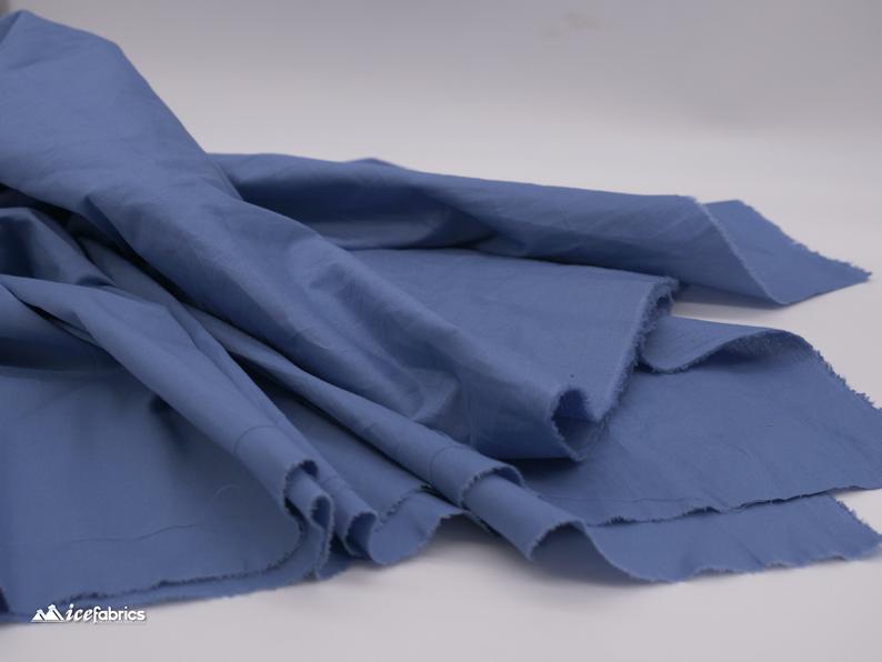 Spandex Cotton Fabric "60 WIDTH %5 Spandex FabricCotton FabricICEFABRICICE FABRICSPowder BlueSpandex Cotton Fabric "60 WIDTH %5 Spandex Fabric ICEFABRIC