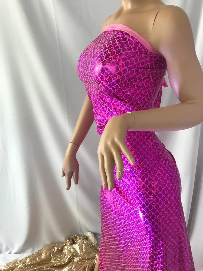 Spandex Mermaid Scale Sparkle Hologram Spandex Fabric By The YardSpandex FabricICE FABRICSICE FABRICSPinkSpandex Mermaid Scale Sparkle Hologram Spandex Fabric By The Yard ICE FABRICS