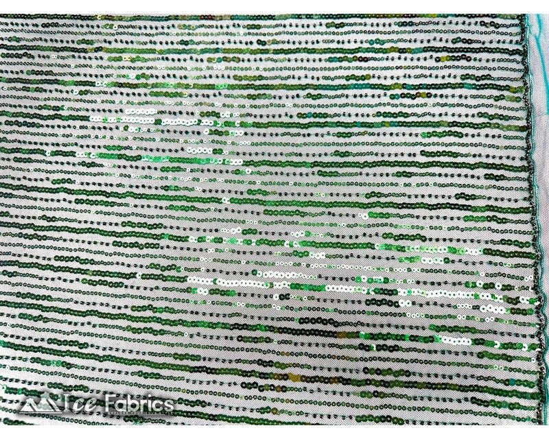 Stretch Beaded Fabric with Embroidery Sequin on MeshICE FABRICSICE FABRICSHunter Green60" WideStretch Beaded Fabric with Embroidery Sequin on Mesh