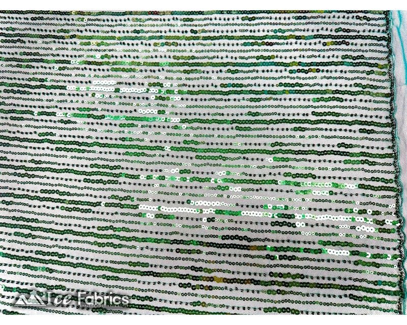 Stretch Beaded Fabric with Embroidery Sequin on MeshICE FABRICSICE FABRICSHunter Green60" WideStretch Beaded Fabric with Embroidery Sequin on Mesh