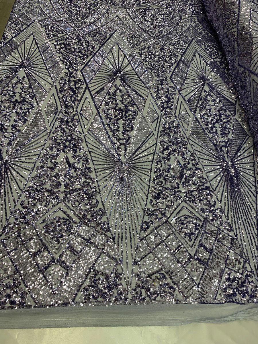 STRETCH SEQUINS Fabric By The Yard_4 Way Stretch Sequins Spandex Mesh Power Mesh Sequins Lace//Embroider Geometric Prom SequinsICEFABRICICE FABRICSLavenderSTRETCH SEQUINS Fabric By The Yard_4 Way Stretch Sequins Spandex Mesh Power Mesh Sequins Lace//Embroider Geometric Prom Sequins ICEFABRIC