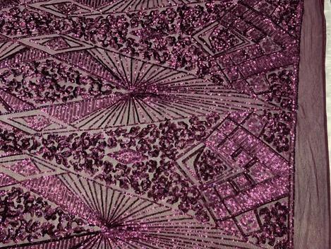 STRETCH SEQUINS Fabric By The Yard_4 Way Stretch Sequins Spandex Mesh Power Mesh Sequins Lace//Embroider Geometric Prom SequinsICEFABRICICE FABRICSPlumSTRETCH SEQUINS Fabric By The Yard_4 Way Stretch Sequins Spandex Mesh Power Mesh Sequins Lace//Embroider Geometric Prom Sequins ICEFABRIC