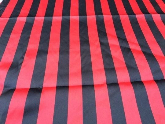 Stripe Bridal Satin Fabric 60" Wide Made in USASatin FabricICEFABRICICE FABRICSRed/blackStripe Bridal Satin Fabric 60" Wide Made in USA ICEFABRIC