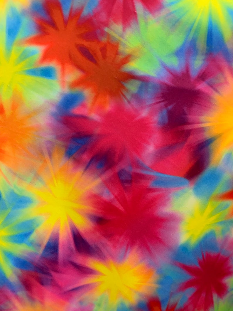 Swimsuit Print Tie Dye Star Poly Spandex Fabric By The YardSpandex FabricICEFABRICICE FABRICSSwimsuit Print Tie Dye Star Poly Spandex Fabric By The Yard ICEFABRIC