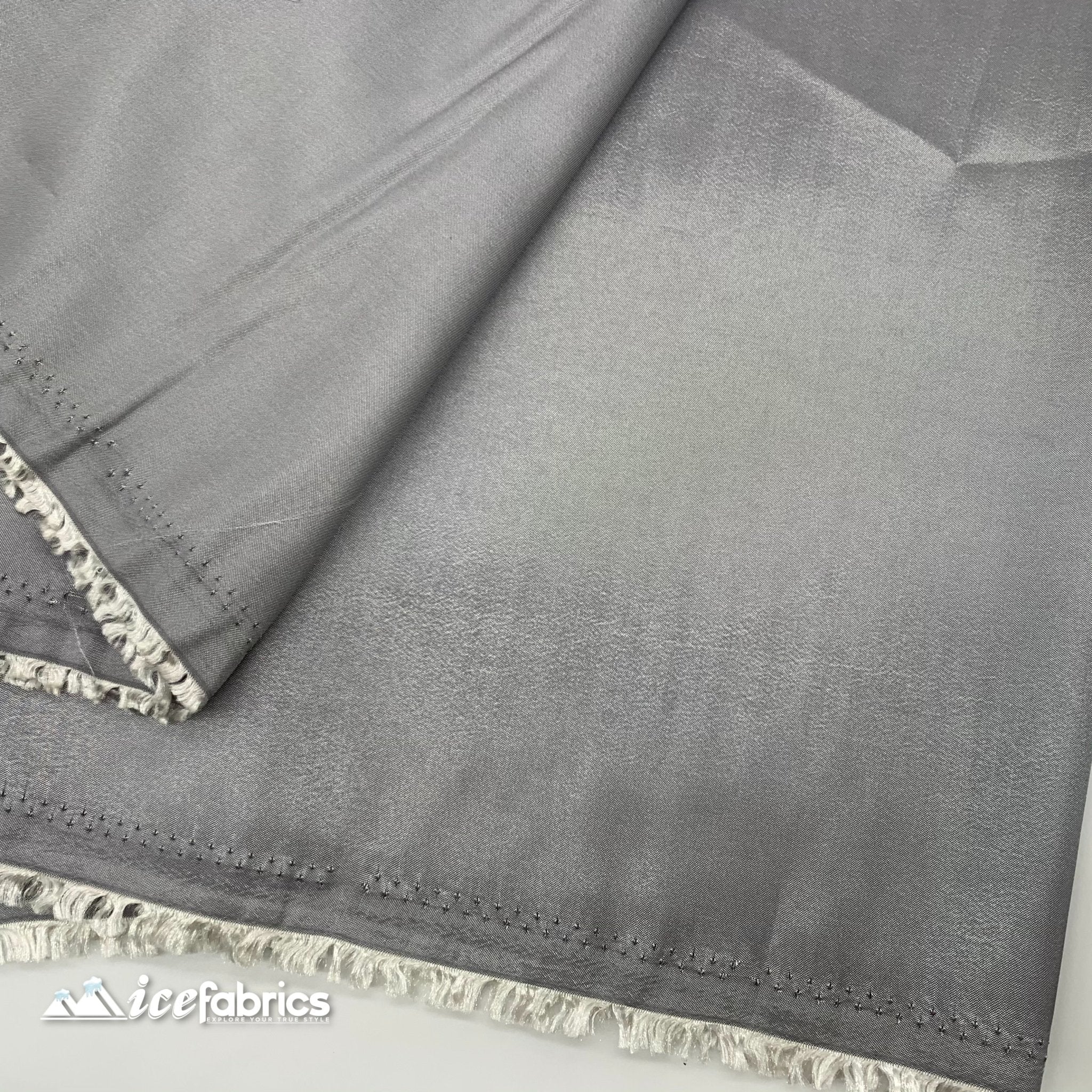 Taffeta Fabric By The Roll (20 yards)Taffeta Wholesale FabricTaffeta FabricICEFABRICICE FABRICSGrayBy The Roll (60" Wide)Taffeta Fabric By The Roll (20 yards)Taffeta Wholesale Fabric ICEFABRIC