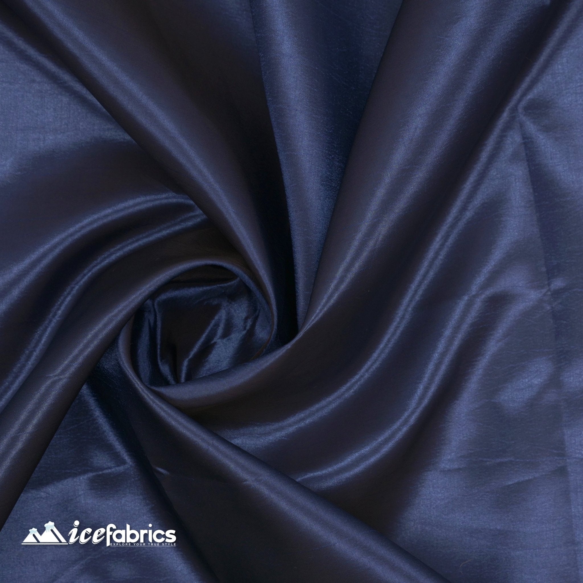 Taffeta Fabric By The Roll (20 yards)Taffeta Wholesale FabricTaffeta FabricICEFABRICICE FABRICSNavy blueBy The Roll (60" Wide)Taffeta Fabric By The Roll (20 yards)Taffeta Wholesale Fabric ICEFABRIC